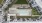 Aerial view of the courtyard with pool, lounge areas, and green space at Gibson Point apartments in Revere, Massachusetts