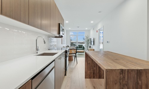 kitchen at the furnished apartment at gibson point